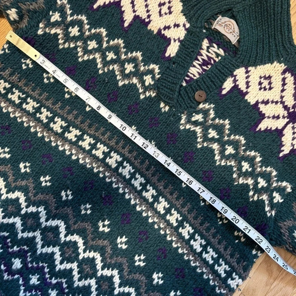 nuevo americana | 100% Wool Chunky Knit Sweater - Picture 4 of 10